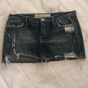 Hollister Mini Denim Skirt